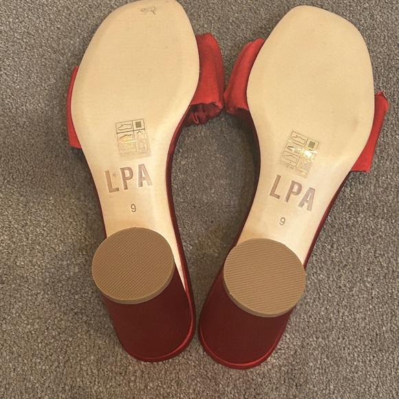 LPA Robyn Heel in Cherry Red - Picture 3 of 3